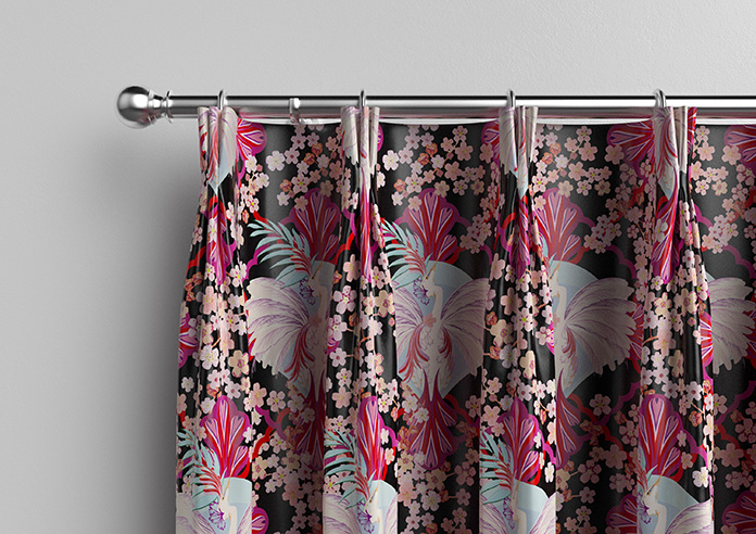 Faded Glamour, Fairground Black - Made To Measure Curtains - Image 11